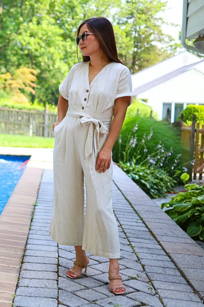 Petite Linen Jumpsuits